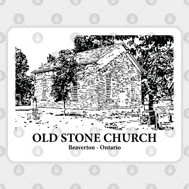 Old Stone Church - Beaverton ON Magnet by Lakeric